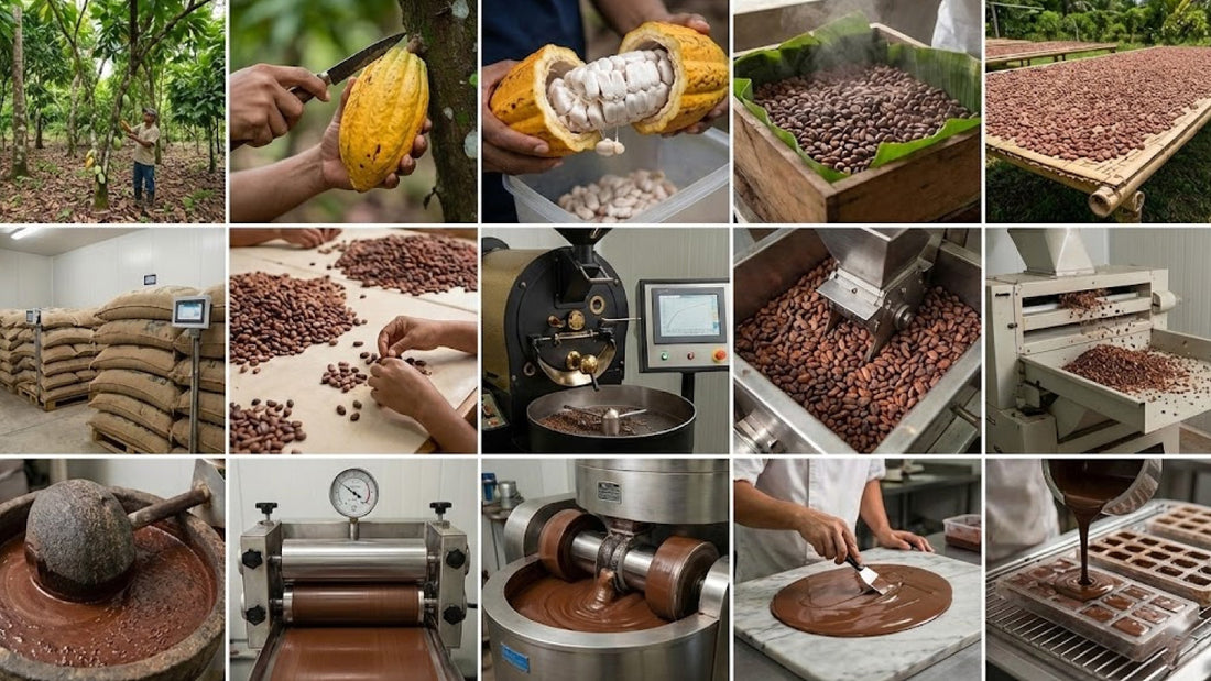 The Ultimate Bean-to-Bar Chocolate Manufacturing Process: How Real Craft Chocolate Is Made