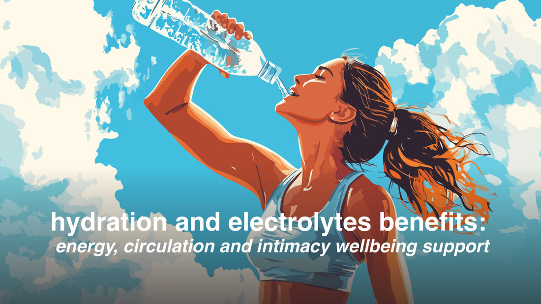 hydration and electrolytes supporting energy circulation and overall wellbeing